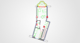 Appartamento D - 101Mq complessivi - Planimetria Piano Primo